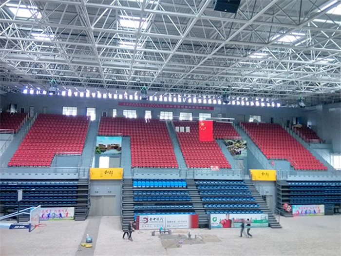 呼和浩特电厂体育馆网架加工